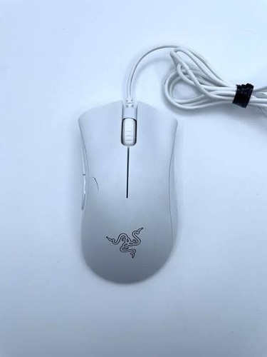 Souris gaming filaire blanche